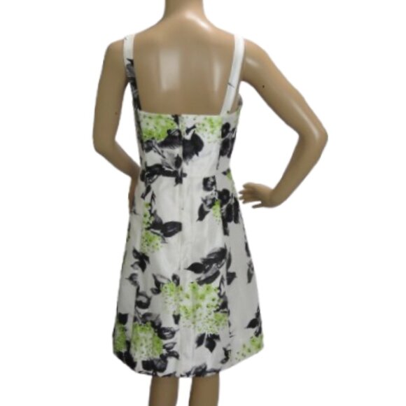 Laura Petites Floral Dress with Lime Green Bolero - Picture 7 of 9